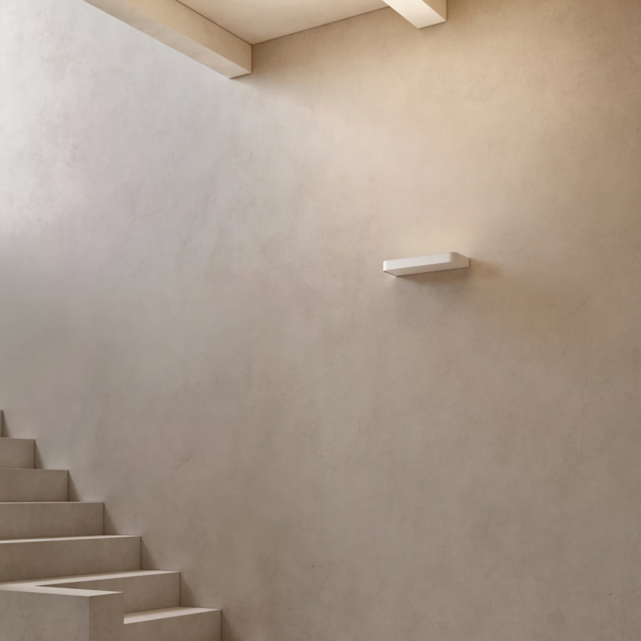 Shift Vägglampa Small Matt White
