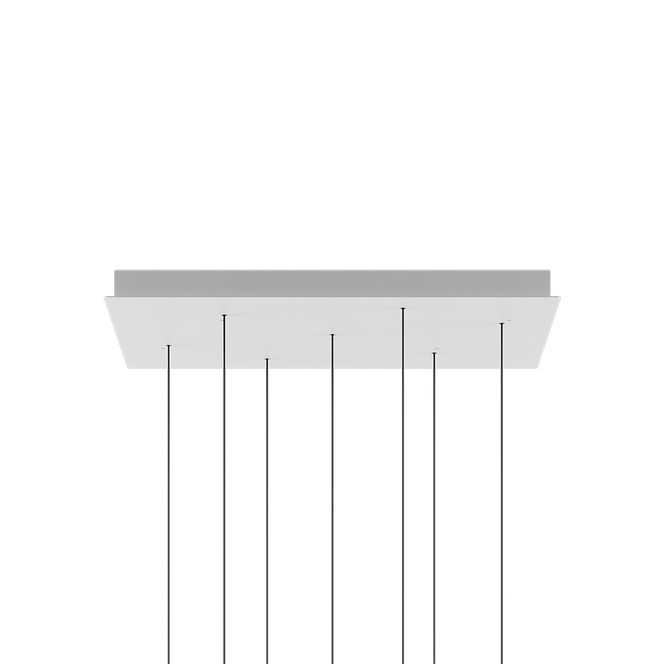 Rectangular Cluster System 07 Takkåpa 70x45cm Matt White
