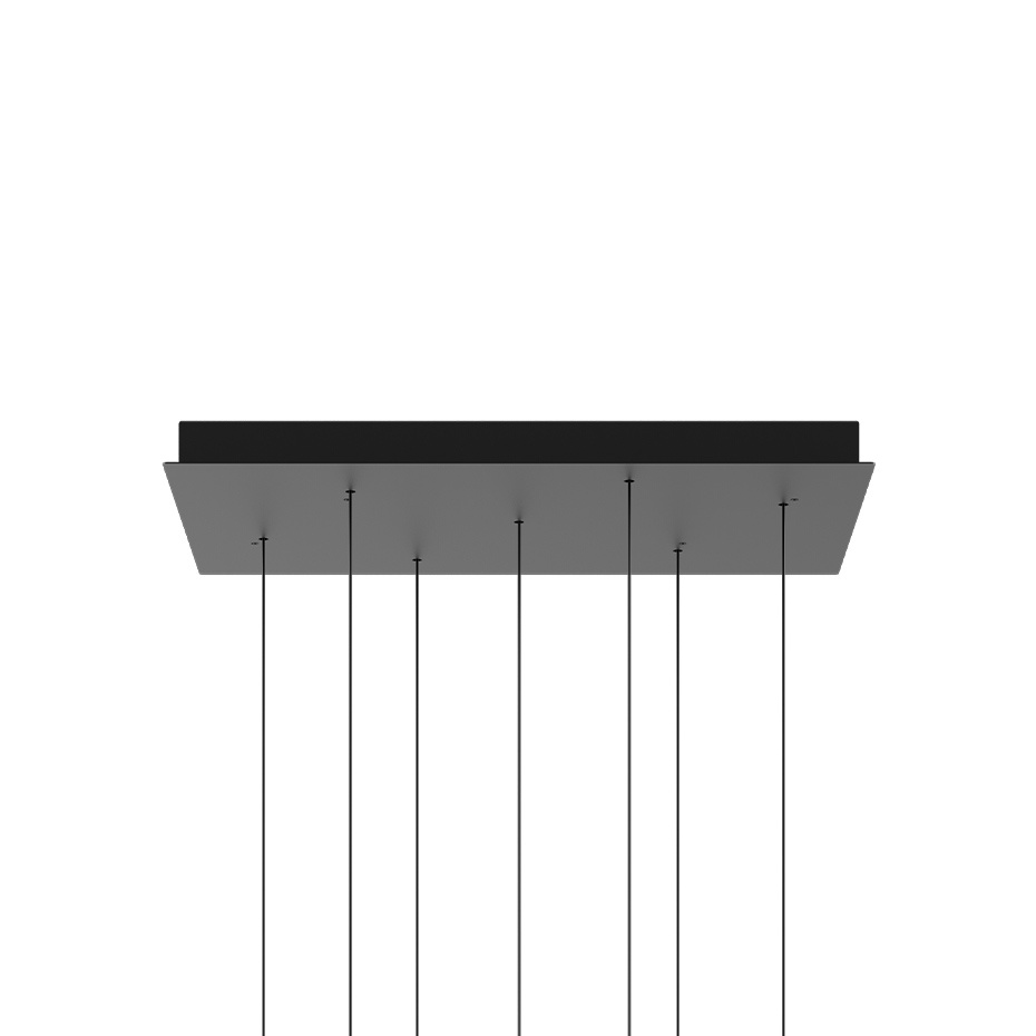 Rectangular Cluster System 07 Takkåpa 70x45cm Matt Black