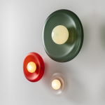 Pillow Taklampa/Vägglampa Medium Brushed Brass/Strawberry/Celadon Pillow Taklampa/Vägglampa Medium Brushed Brass/Strawberry/Celadon