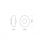 Pillow Taklampa/Vägglampa Medium Brushed Brass/Strawberry/Celadon Pillow Taklampa/Vägglampa Medium Brushed Brass/Strawberry/Celadon