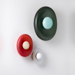 Pillow Taklampa/Vägglampa Medium Brushed Brass/Strawberry/White Pillow Taklampa/Vägglampa Medium Brushed Brass/Strawberry/White