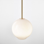 Float 1.0 Pendel 250mm Brushed Brass/White Float 1.0 Pendel 250mm Brushed Brass/White