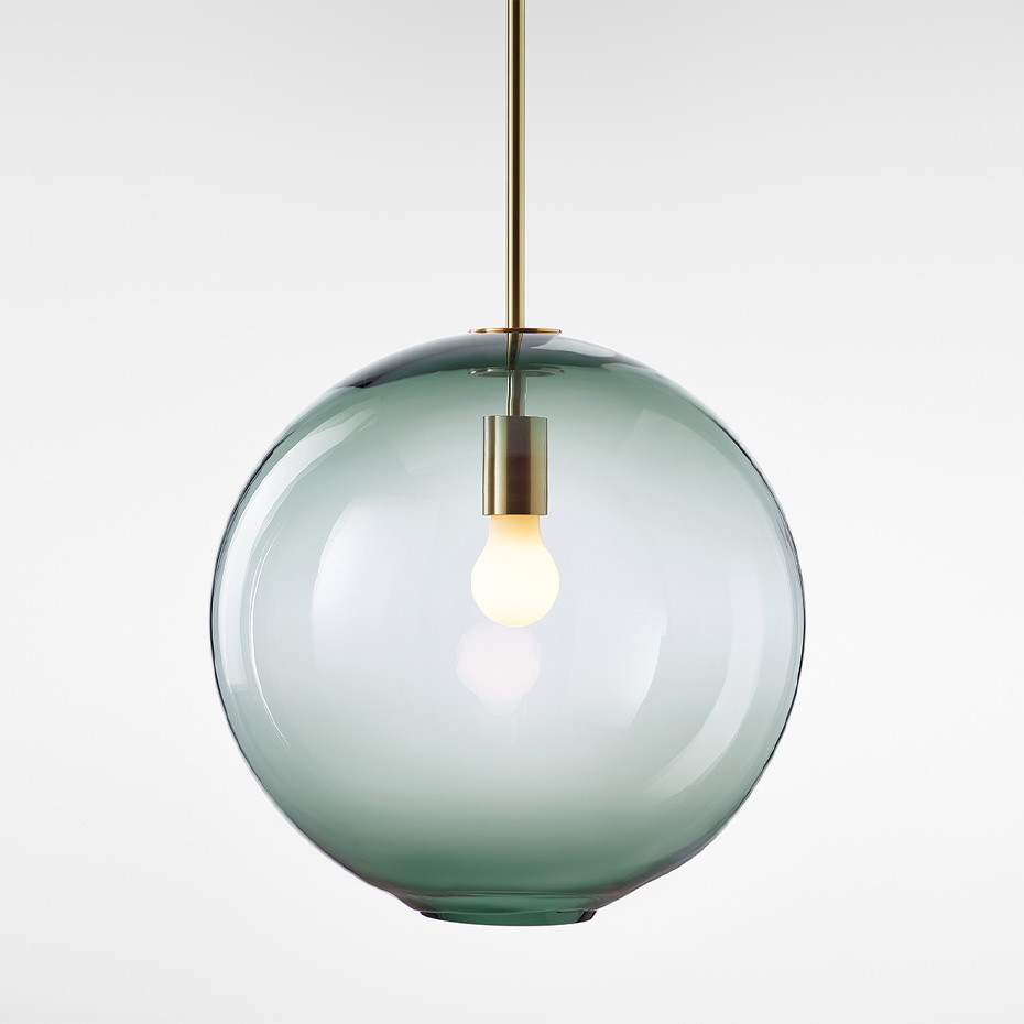 Float 1.0 Pendel 410mm Brushed Brass/Smoke