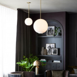 Float 1.0 Pendel 410mm Brushed Brass/White Float 1.0 Pendel 410mm Brushed Brass/White