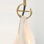 Hold 18 Vägglampa Brushed Brass/New Blue Hold 18 Vägglampa Brushed Brass/New Blue