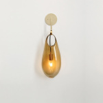 Hold 18 Vägglampa Brushed Brass/Olivin Hold 18 Vägglampa Brushed Brass/Olivin