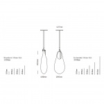 Hold 18 Pendel Brushed Brass/New Blue Hold 18 Pendel Brushed Brass/New Blue