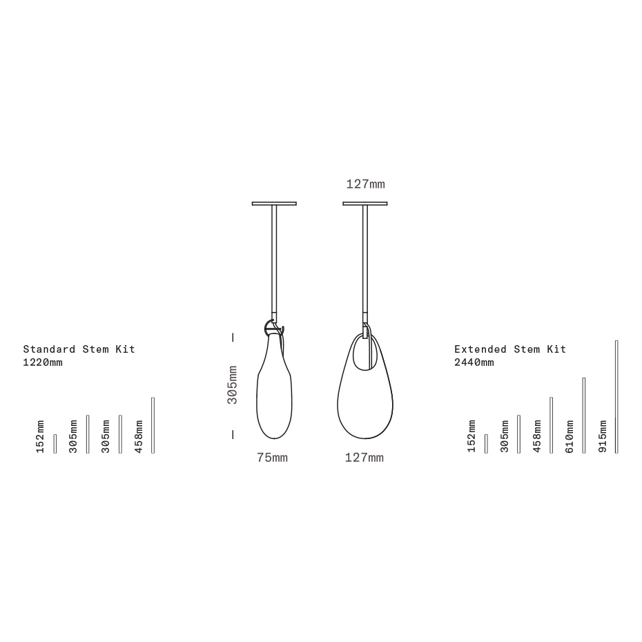 Hold 12 Pendel Brushed Brass/Olivin