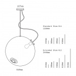 Float 2.0 Pendel 510mm Brushed Brass/Clear Float 2.0 Pendel 510mm Brushed Brass/Clear