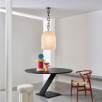 Dome 22 Pendel Small Chain Brushed Brass/Clear Frosted Dome 22 Pendel Small Chain Brushed Brass/Clear Frosted