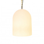 Dome 22 Pendel Small Chain Brushed Brass/White Frosted Dome 22 Pendel Small Chain Brushed Brass/White Frosted