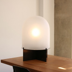 Dome Golvlampa Brushed Brass/White Frosted Dome Golvlampa Brushed Brass/White Frosted