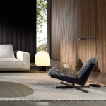 Dome Golvlampa Brushed Brass/White Frosted Dome Golvlampa Brushed Brass/White Frosted