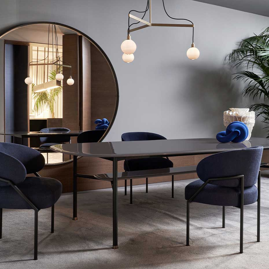 Drape Arm 3 Ljuskrona 110mm Sphere Brushed Brass/White Dipped