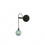 Drape Arm 1.09 Vägglampa 110mm Sphere Dark Oxidized/New Blue Dipped Drape Arm 1.09 Vägglampa 110mm Sphere Dark Oxidized/New Blue Dipped