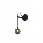 Drape Arm 1.09 Vägglampa 110mm Sphere Dark Oxidized/Smoke Dipped Drape Arm 1.09 Vägglampa 110mm Sphere Dark Oxidized/Smoke Dipped