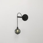 Drape Arm 1.09 Vägglampa 110mm Sphere Dark Oxidized/Smoke Dipped Drape Arm 1.09 Vägglampa 110mm Sphere Dark Oxidized/Smoke Dipped