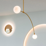 Balance 1.0 Pendel Brushed Nickel/White Dipped Balance 1.0 Pendel Brushed Nickel/White Dipped