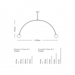Balance 2.0 Pendel 110mm Sphere Brushed Brass/White Dipped Balance 2.0 Pendel 110mm Sphere Brushed Brass/White Dipped