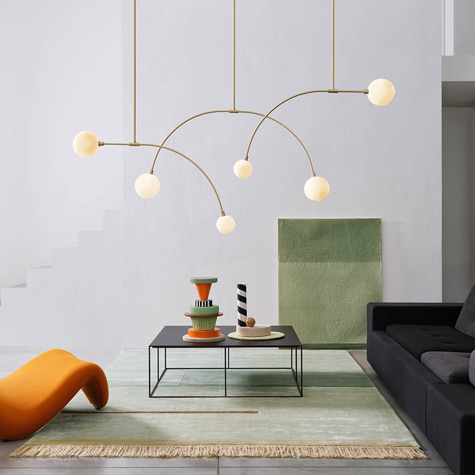 Balance 2.0 Pendel 110mm Sphere Brushed Nickel/White Dipped