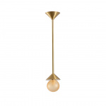 Peak Pendel 110mm Sphere Brushed Brass/Whiskey Textured Peak Pendel 110mm Sphere Brushed Brass/Whiskey Textured