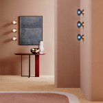 Peak Taklampa/Vägglampa 110mm Sphere Brushed Brass/Clear Textured Peak Taklampa/Vägglampa 110mm Sphere Brushed Brass/Clear Textured