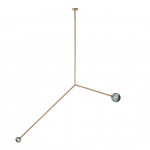 Angle 1.0 Pendel Brushed Brass/Smoke Dipped Angle 1.0 Pendel Brushed Brass/Smoke Dipped