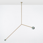 Angle 1.0 Pendel Brushed Brass/Smoke Dipped Angle 1.0 Pendel Brushed Brass/Smoke Dipped