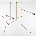 Angle 1.0 Pendel Brushed Brass/Smoke Dipped Angle 1.0 Pendel Brushed Brass/Smoke Dipped