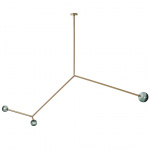 Angle 3.0 Pendel Brushed Brass/Smoke Dipped Angle 3.0 Pendel Brushed Brass/Smoke Dipped