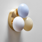 Dot 3X Taklampa/Vägglampa Brushed Brass/Oyster/White/Light Beige Dot 3X Taklampa/Vägglampa Brushed Brass/Oyster/White/Light Beige