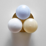 Dot 3X Taklampa/Vägglampa Brushed Brass/Oyster/White/Light Beige Dot 3X Taklampa/Vägglampa Brushed Brass/Oyster/White/Light Beige