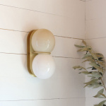 Twin 2.0 Taklampa/Vägglampa Brushed Brass/Celadon/New Blue Twin 2.0 Taklampa/Vägglampa Brushed Brass/Celadon/New Blue