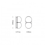 Twin 2.0 Taklampa/Vägglampa Brushed Brass/Light Beige/White Twin 2.0 Taklampa/Vägglampa Brushed Brass/Light Beige/White