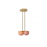 Twin 4.0 Pendel Brushed Brass/Apricot/Flamingo Twin 4.0 Pendel Brushed Brass/Apricot/Flamingo