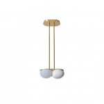 Twin 4.0 Pendel Brushed Brass/Oyster/White Twin 4.0 Pendel Brushed Brass/Oyster/White