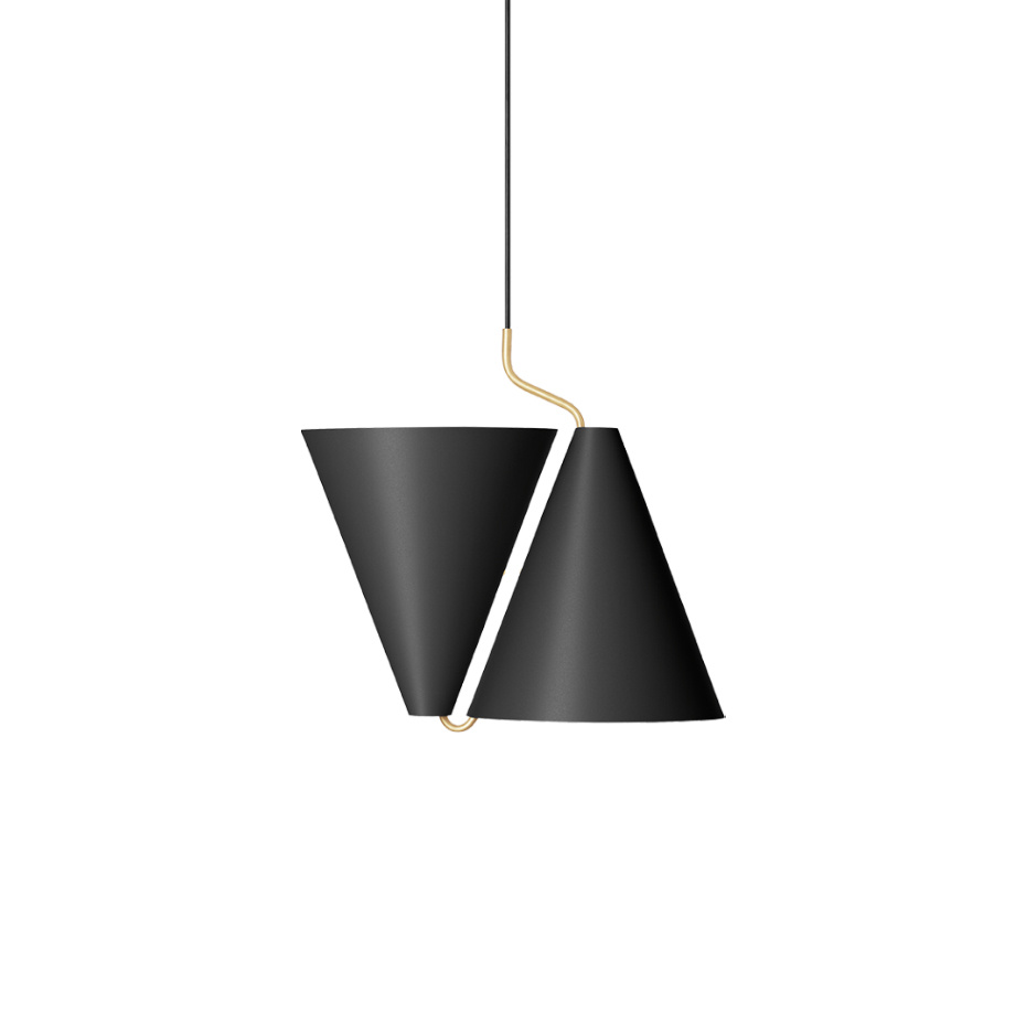 Mosaik 250 Up/Down Pendel Black/Brass