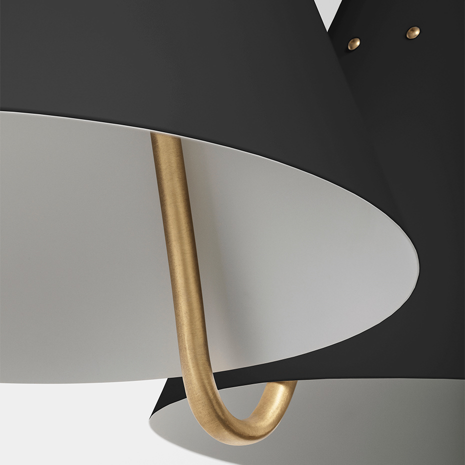 Mosaik 250 Side By Side II Pendel Black/Brass