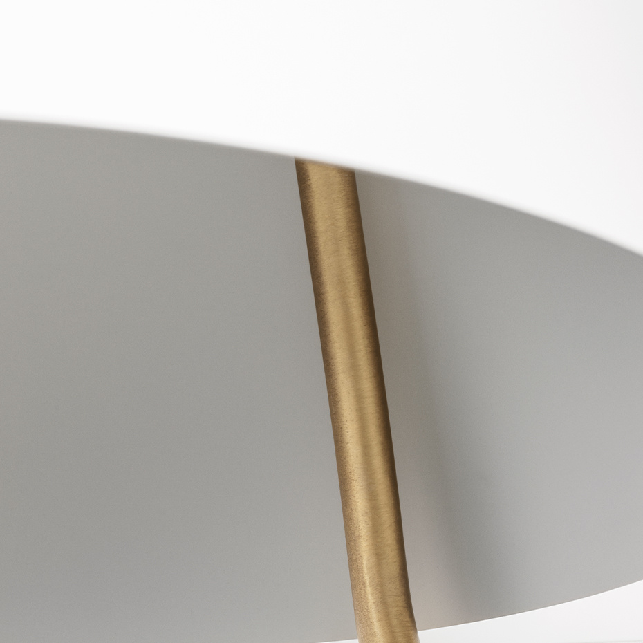 Mosaik 250 Up/Down Pendel White/Brass