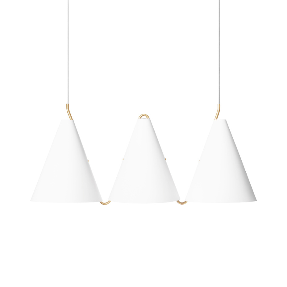 Mosaik 250 Side By Side III Pendel White/Brass