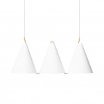 Mosaik 250 Side By Side III Pendel White/Brass Mosaik 250 Side By Side III Pendel White/Brass