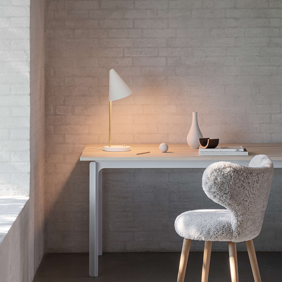 Mosaik 170 Bordslampa White/Brass