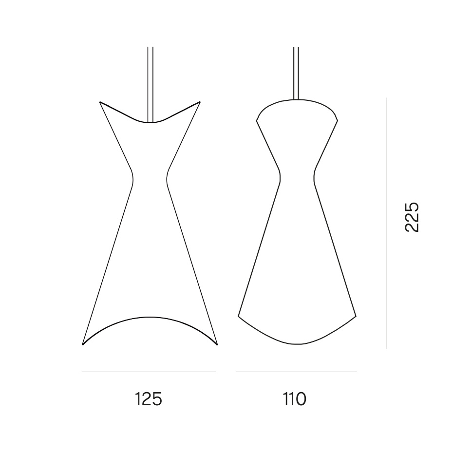 Ninotchka 125 Pendel Black