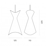 Ninotchka 125 Pendel Black Ninotchka 125 Pendel Black