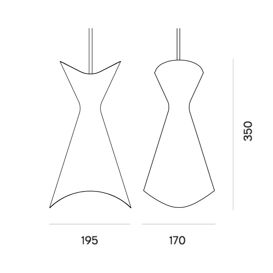 Ninotchka 195 Pendel White