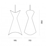 Ninotchka 195 Pendel White Ninotchka 195 Pendel White