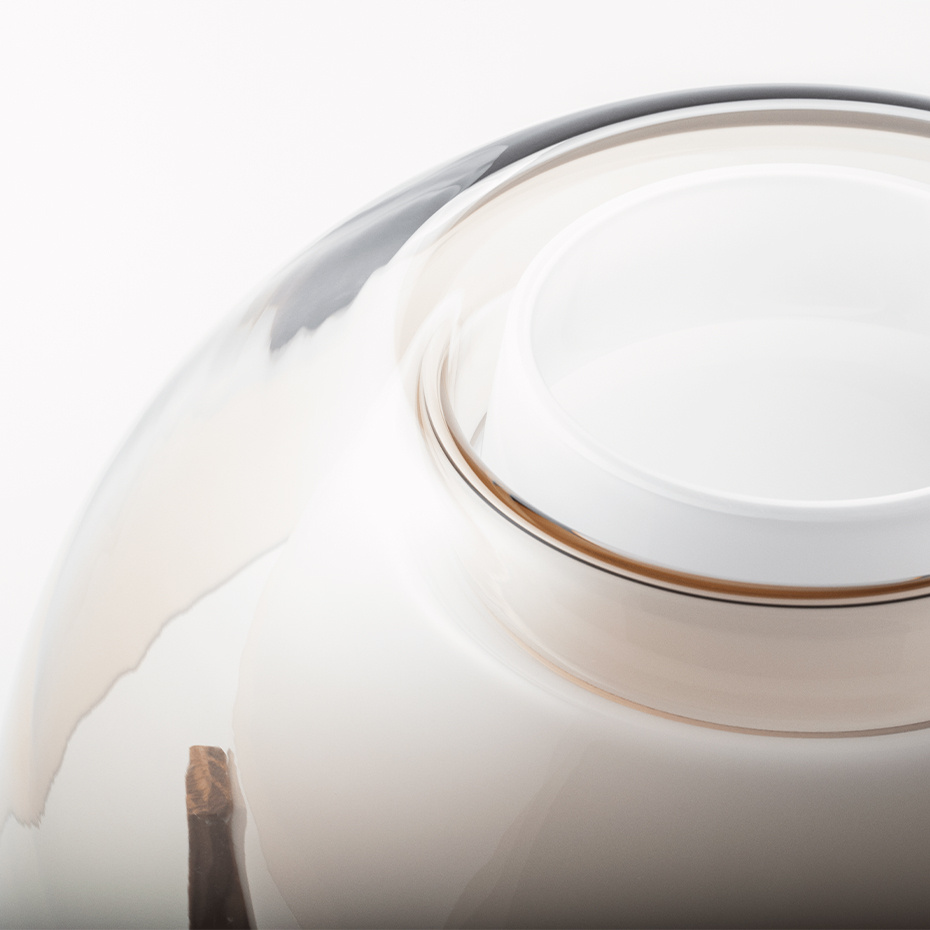 Ergo 250 Bordslampa Grey/Walnut