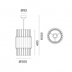 Pan 300 Pendel Aluminium Pan 300 Pendel Aluminium