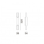 Pan 38 Vägglampa Aluminium Pan 38 Vägglampa Aluminium